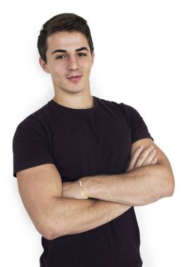 Stüdyodaki genç adam