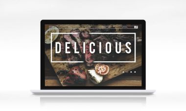 Web tasarım şablonu dizüstü