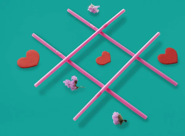 Tic Tac Toe Love Jeu — Photo