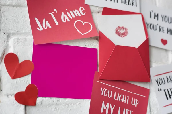 Lettres d'amour pour la Saint Valentin — Photo