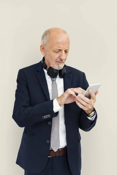 Man using mobile — Stock Photo, Image