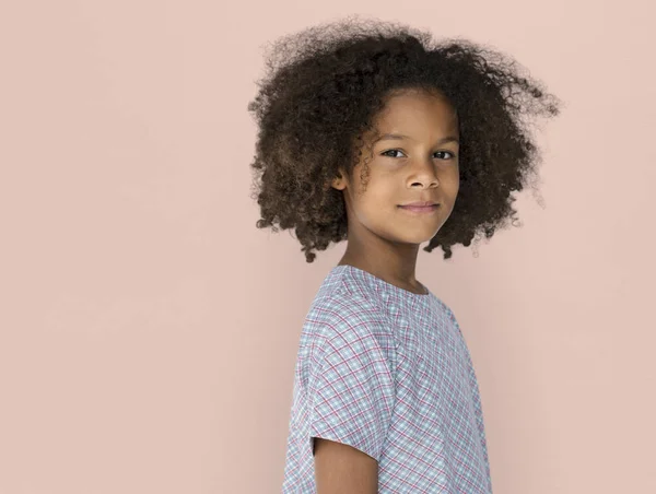 Kind mit Afro-Frisur — Stockfoto