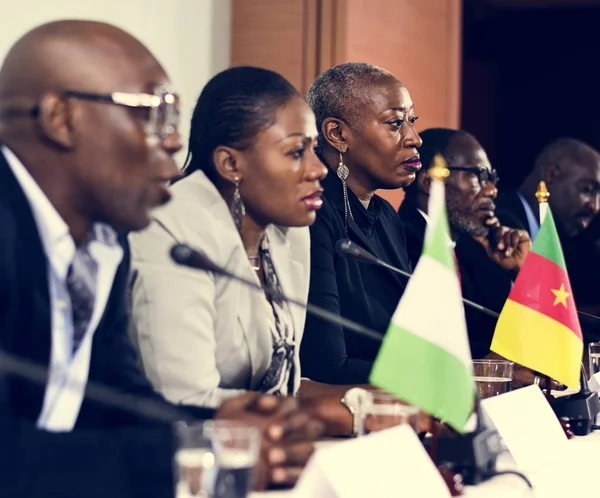 多様性人を表す国際会議 — ストック写真