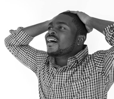 Afrikalı adam suratı