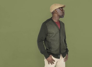 Afrika adam Studio poz