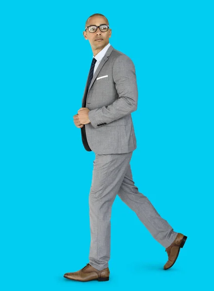 Businessman posing in studio — Stock Photo, Image