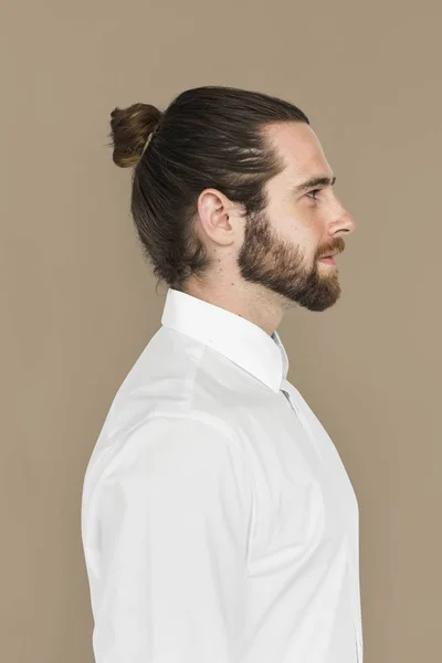 Studio sakallı adam — Stok fotoğraf