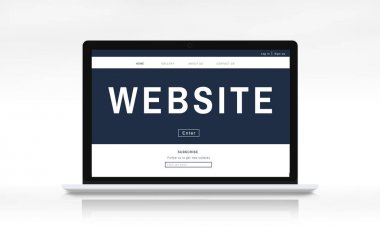 Web tasarım şablonu dizüstü