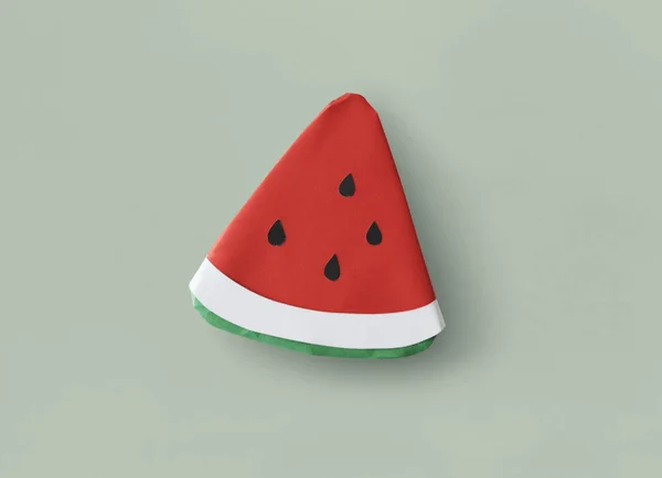 Fake slice of watermelon — Stock Photo, Image