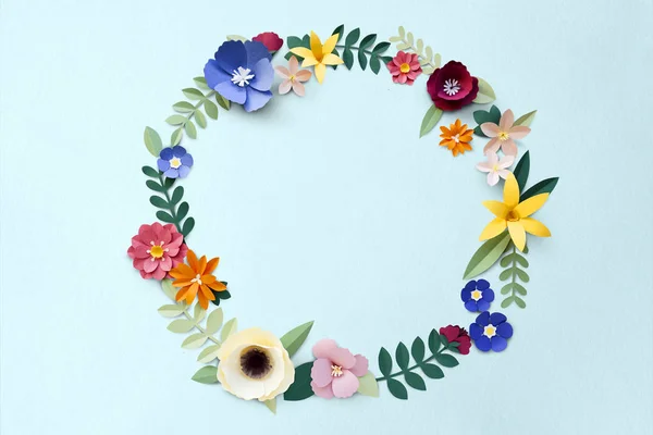 Handmade color flowers — Stock Photo, Image