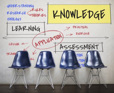 Duvar tarafından boş sandalyeler