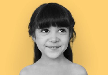 sevimli küçük kız Studio 