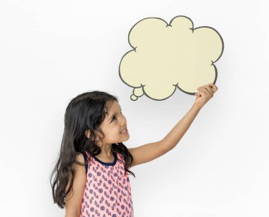 Kağıt bulut holding kız