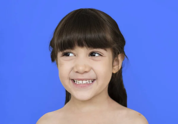 Adorable niña en estudio — Foto de Stock