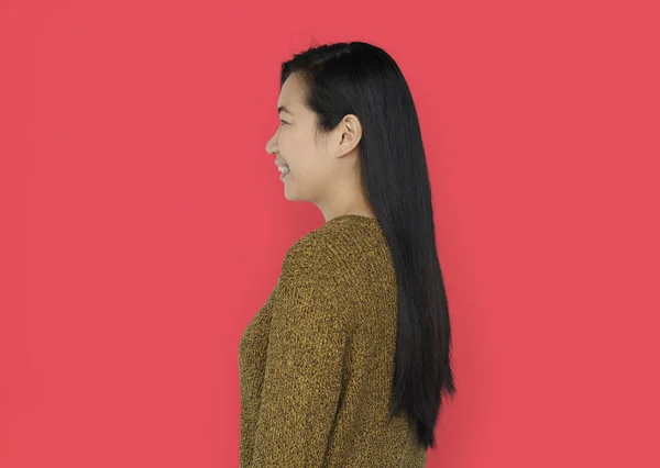 陽気なアジア女性の笑顔 — ストック写真
