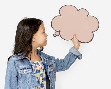 Kağıt bulut holding kız