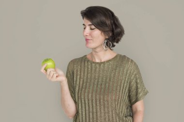 Esmer kadın orta yaşlı