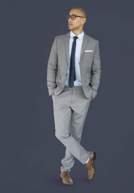 Studio poz işadamı