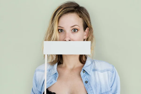 Mulher com cabelo loiro — Fotografia de Stock