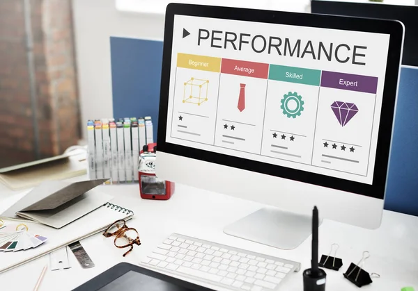 Tablo bilgisayar ekranında