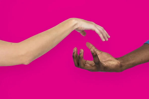 Человеческие руки вместе — стоковое фото