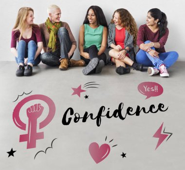 çeşitlilik kadınların birlikte