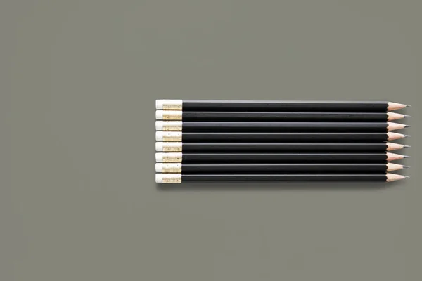 Μαύρο μολύβια στο studio — Φωτογραφία Αρχείου
