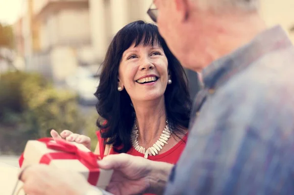 Love Anniversary Surprise — Stock Photo, Image