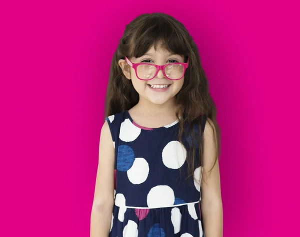 Krásná holka v brýlích — Stock fotografie