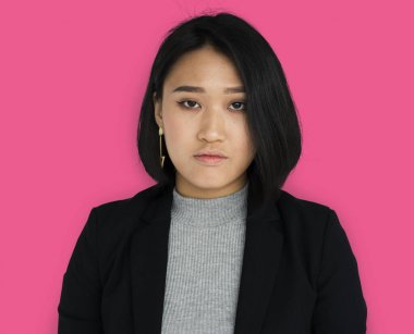 üzgün Asya işkadını 