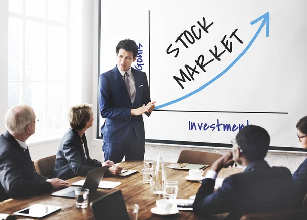 Business team having meeting — Stock Photo, Image