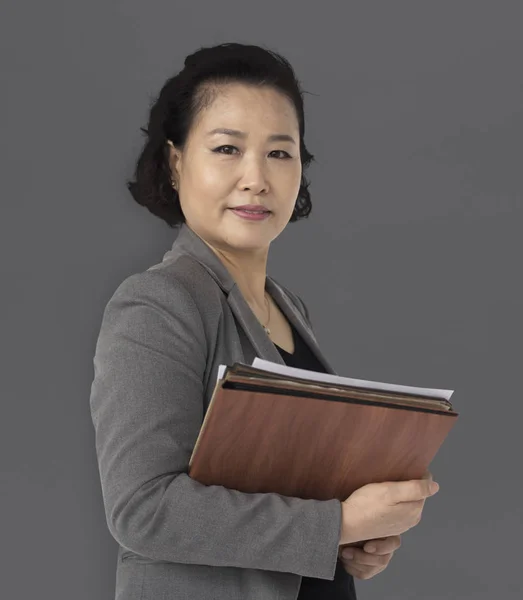 Adult asian business woman — Stock Photo, Image