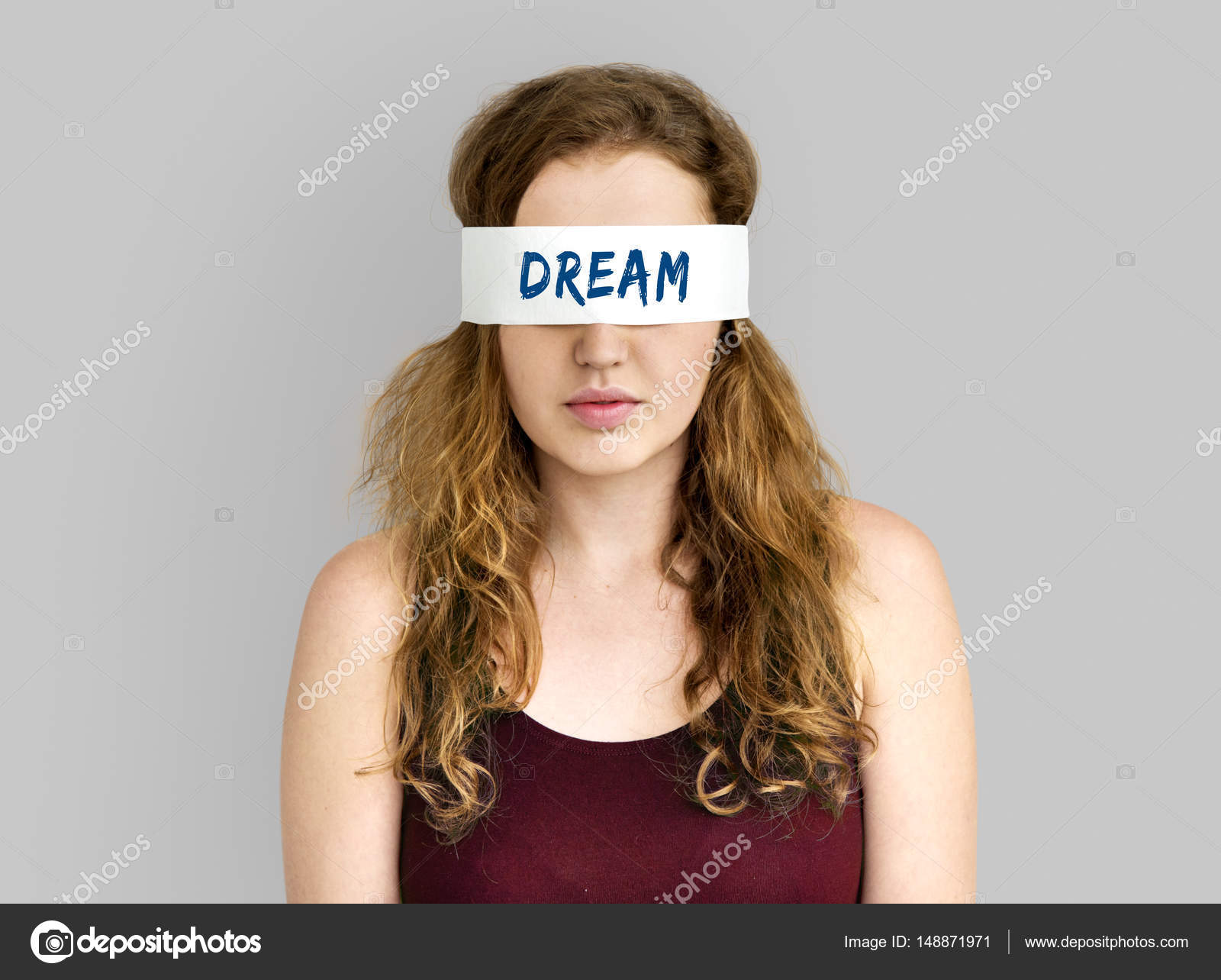 Woman with blindfold on Eyes — Stock Photo © Rawpixel 148871971