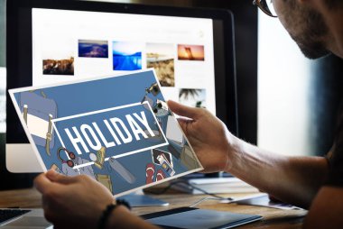 İşareti kavramı holding adam