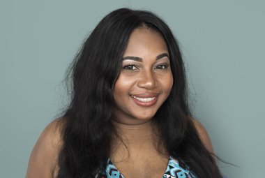 tombul Afrikalı kadın Studio