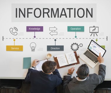 Çalışma işlemi sırasında iş adamları