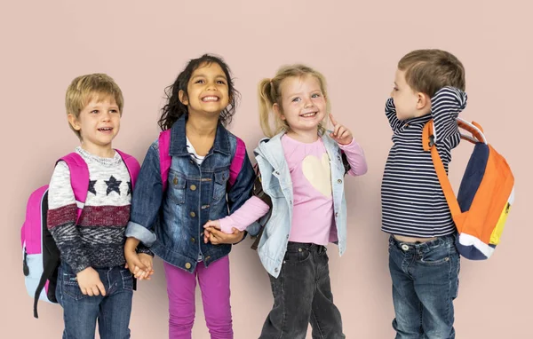 Schattig multi-etnische kinderen — Stockfoto