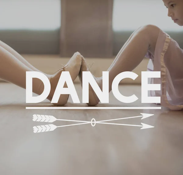 Meisjes in dansles — Stockfoto