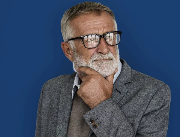 Senior man with beard — Stock Photo, Image