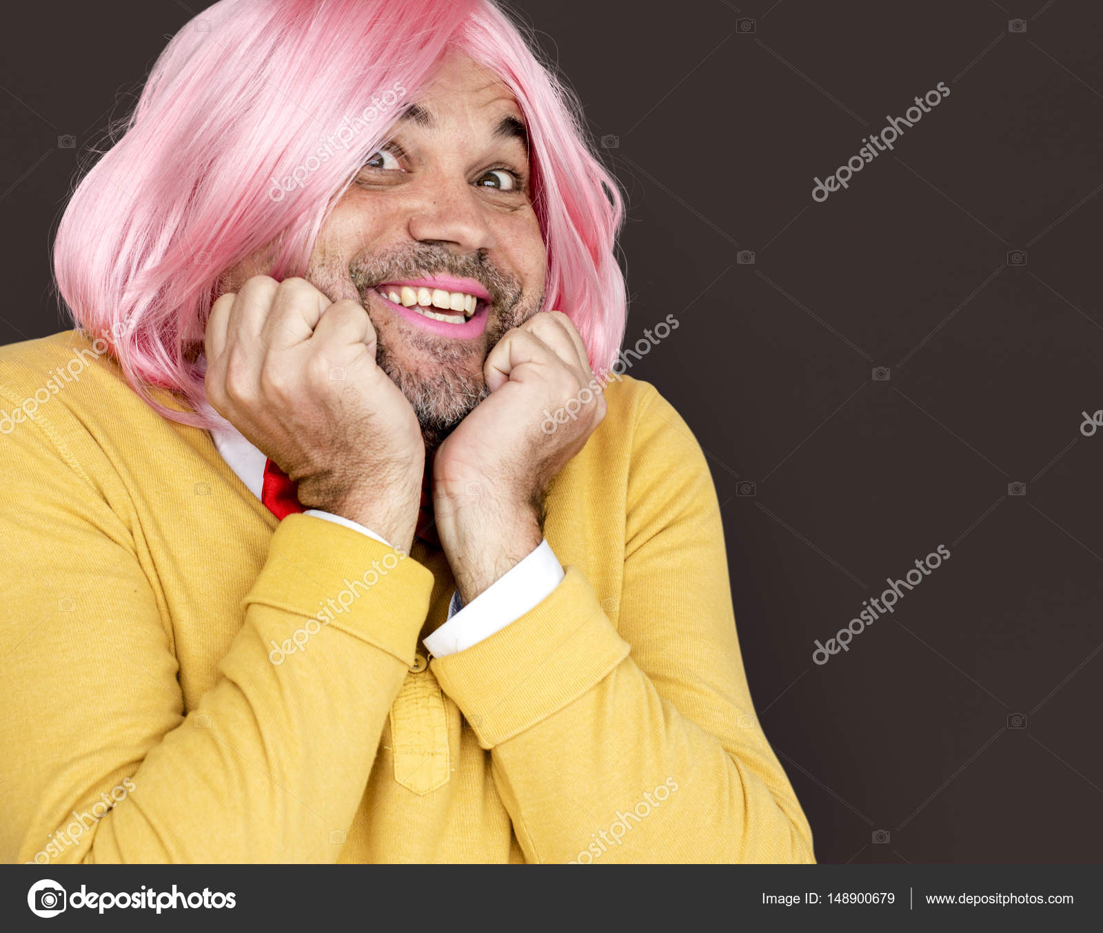 Funny clearance wig guy