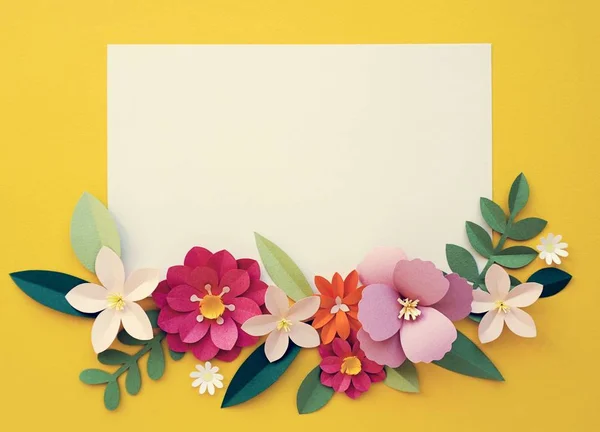 Flores de color hechas a mano — Foto de Stock