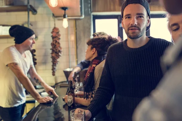 Diverse People Order Drinks — Stock Photo, Image