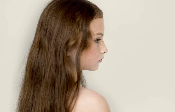 Little girl posing for camera — Stock Photo, Image