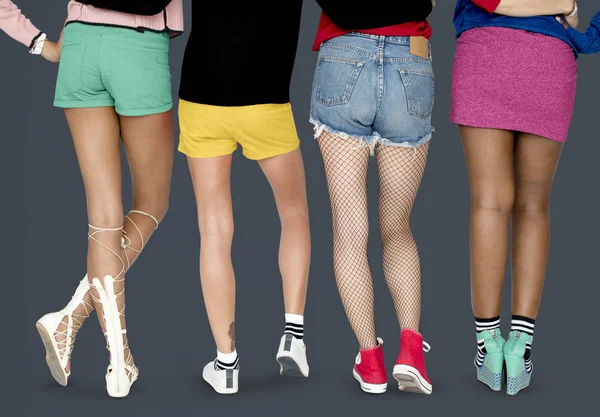 Female Legs in Shoes — Stock Photo, Image