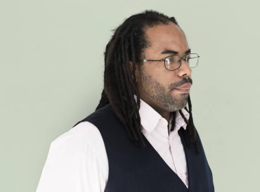 Afrika adam Studio poz