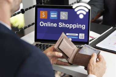 İşadamı çalışma işlemi sırasında