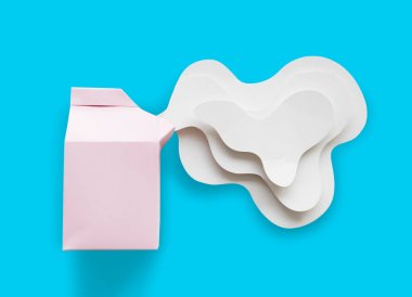 Kağıt süt sızıntısı dışarı