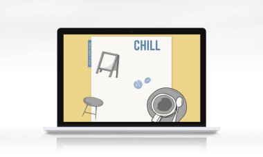 Web tasarım şablonu dizüstü