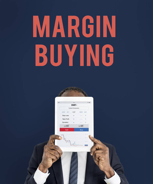 african man holding digital tablet