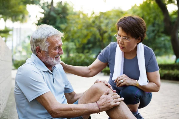 Sportive Senior couple — Stock fotografie